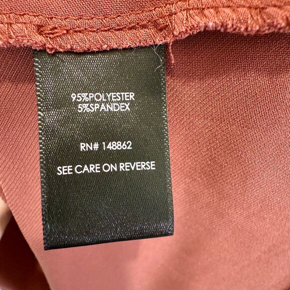 Torrid Tank Top Women's Size 1 Rust Neutral Stretchy Comfy Layer Adjustable - Picture 7 of 9